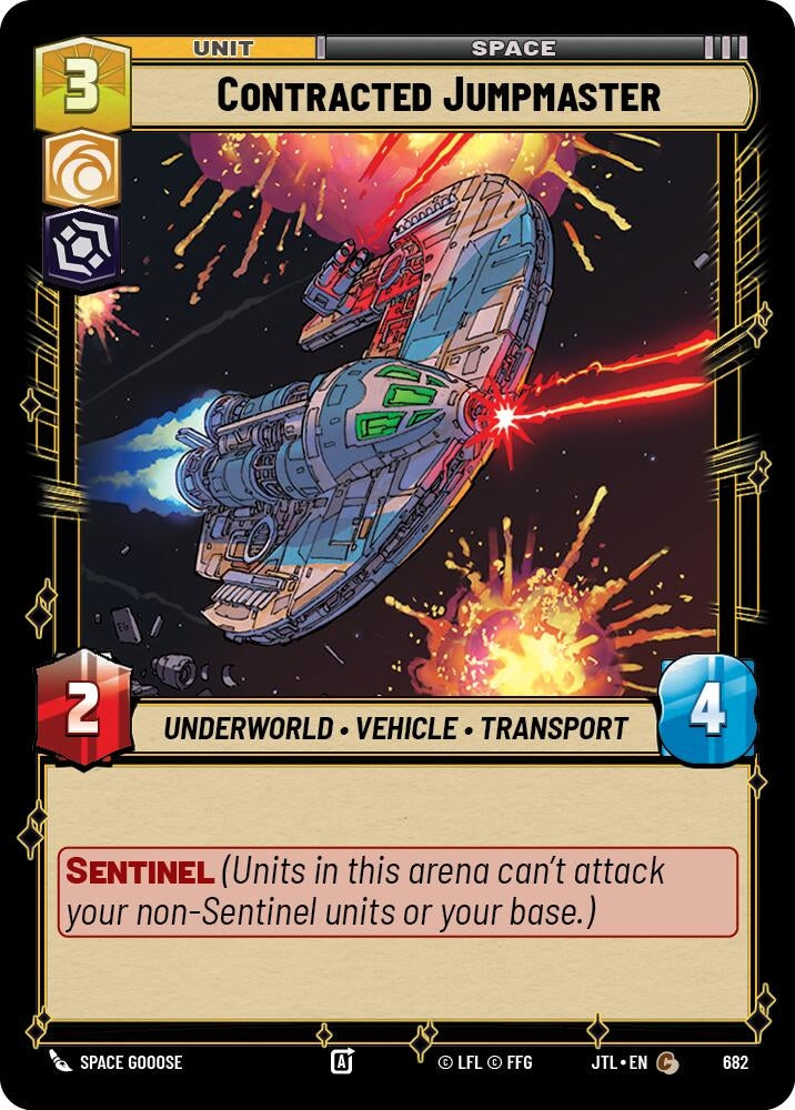 Image for Contracted Jumpmaster (Foil) (682) (Jump to Lightspeed) - Star Wars: Unlimited