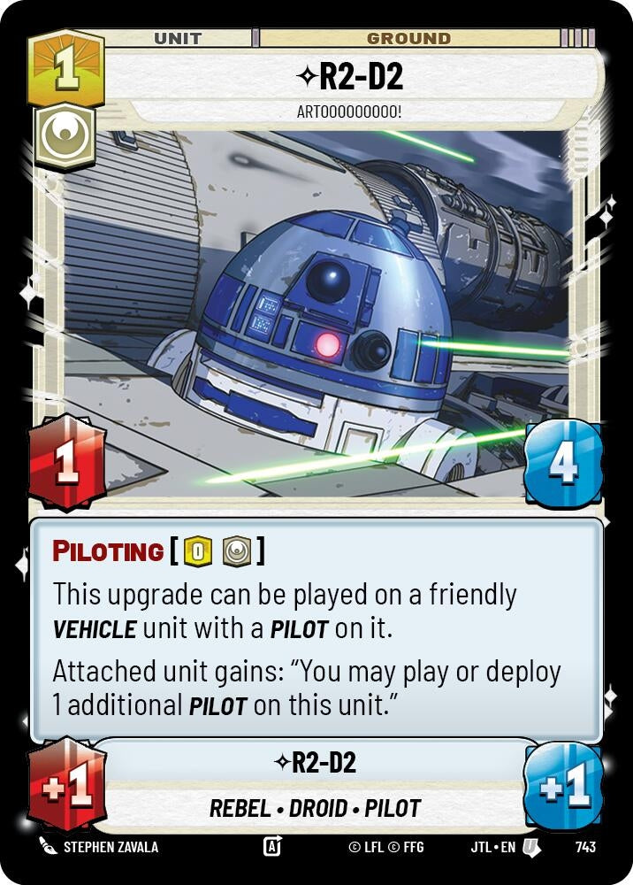 Image for R2-D2 - Artooooooooo! (Foil) (743) (Jump to Lightspeed) - Star Wars: Unlimited