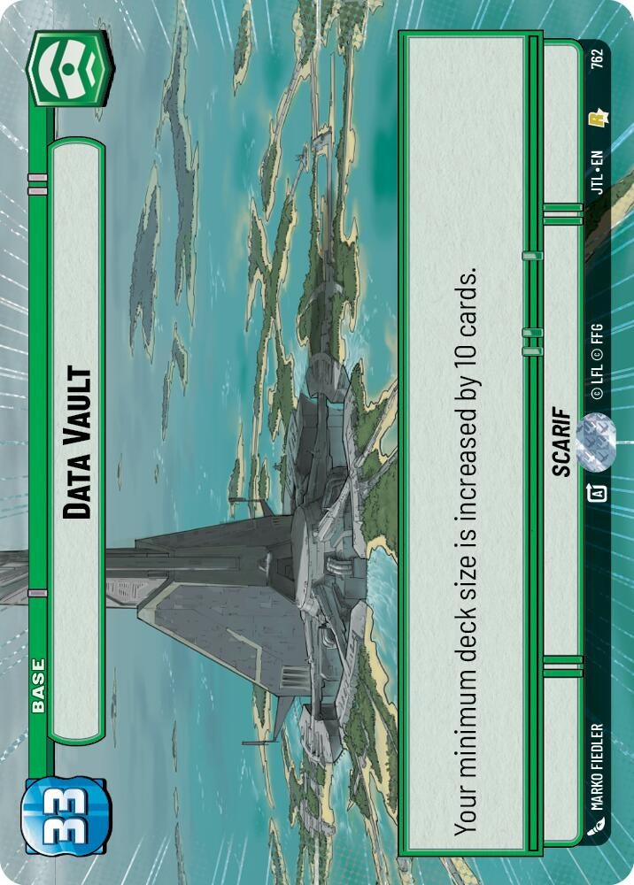 Image for Data Vault (Hyperspace Foil) (762) (Jump to Lightspeed) - Star Wars: Unlimited