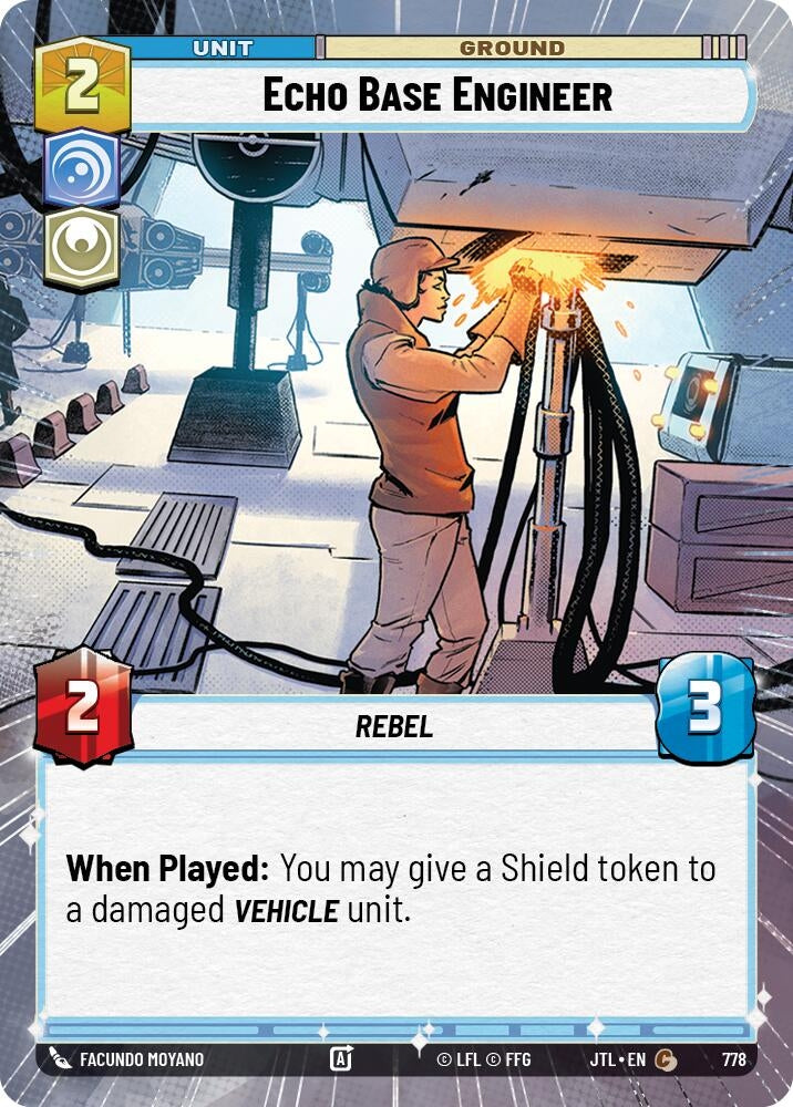 Image for Echo Base Engineer (Hyperspace Foil) (778) (Jump to Lightspeed) - Star Wars: Unlimited