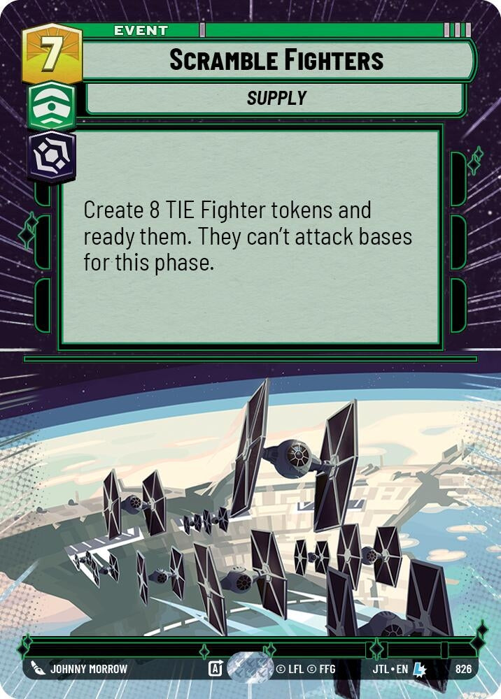 Image for Scramble Fighters (Hyperspace Foil) (826) (Jump to Lightspeed) - Star Wars: Unlimited
