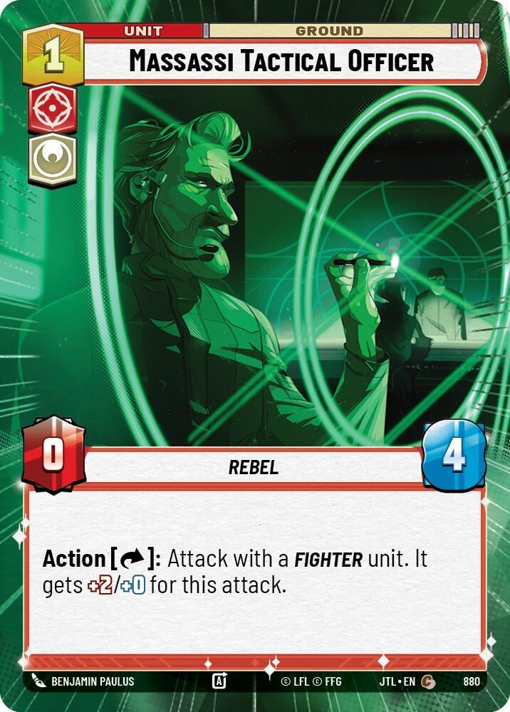 Image for Massassi Tactical Officer (Hyperspace Foil) (880) (Jump to Lightspeed) - Star Wars: Unlimited