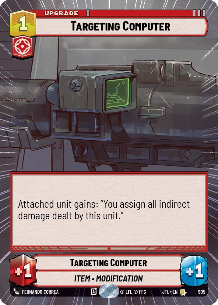 Image for Targeting Computer (Hyperspace Foil) (905) (Jump to Lightspeed) - Star Wars: Unlimited