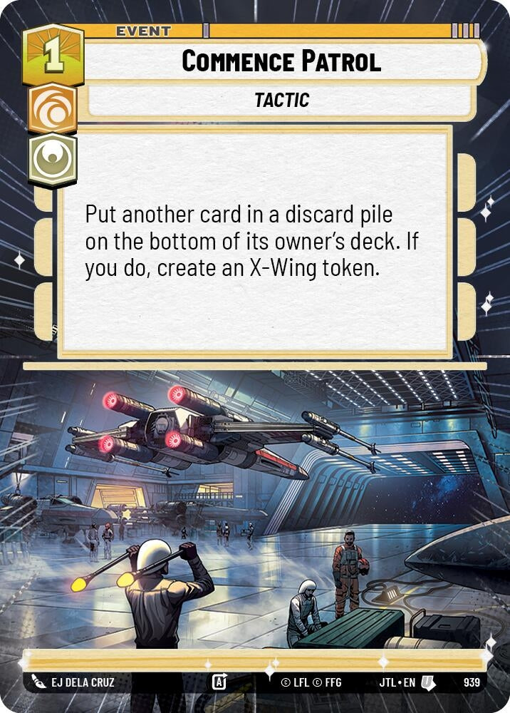 Image for Commence Patrol (Hyperspace Foil) (939) (Jump to Lightspeed) - Star Wars: Unlimited