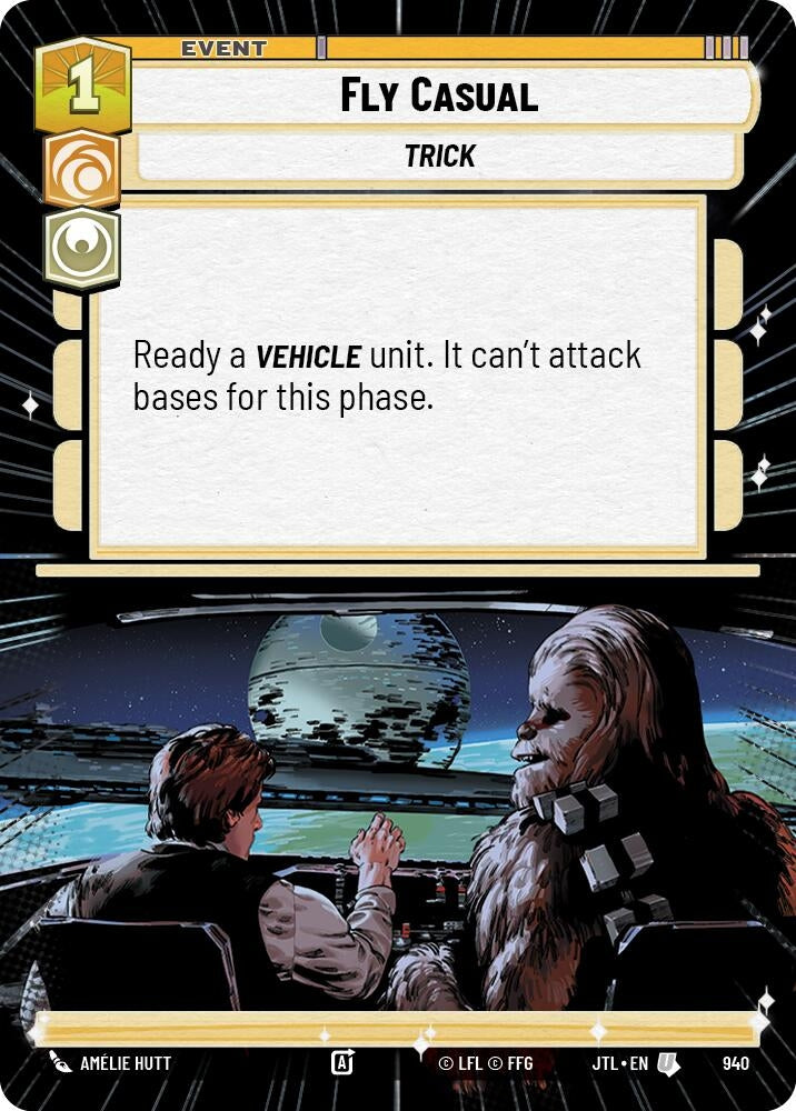 Image for Fly Casual (Hyperspace Foil) (940) (Jump to Lightspeed) - Star Wars: Unlimited