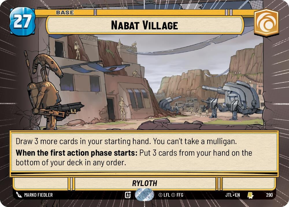 Image for Nabat Village (Hyperspace) (290) (Jump to Lightspeed) - Star Wars: Unlimited