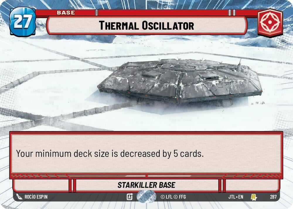 Image for Thermal Oscillator (Hyperspace) (287) (Jump to Lightspeed) - Star Wars: Unlimited