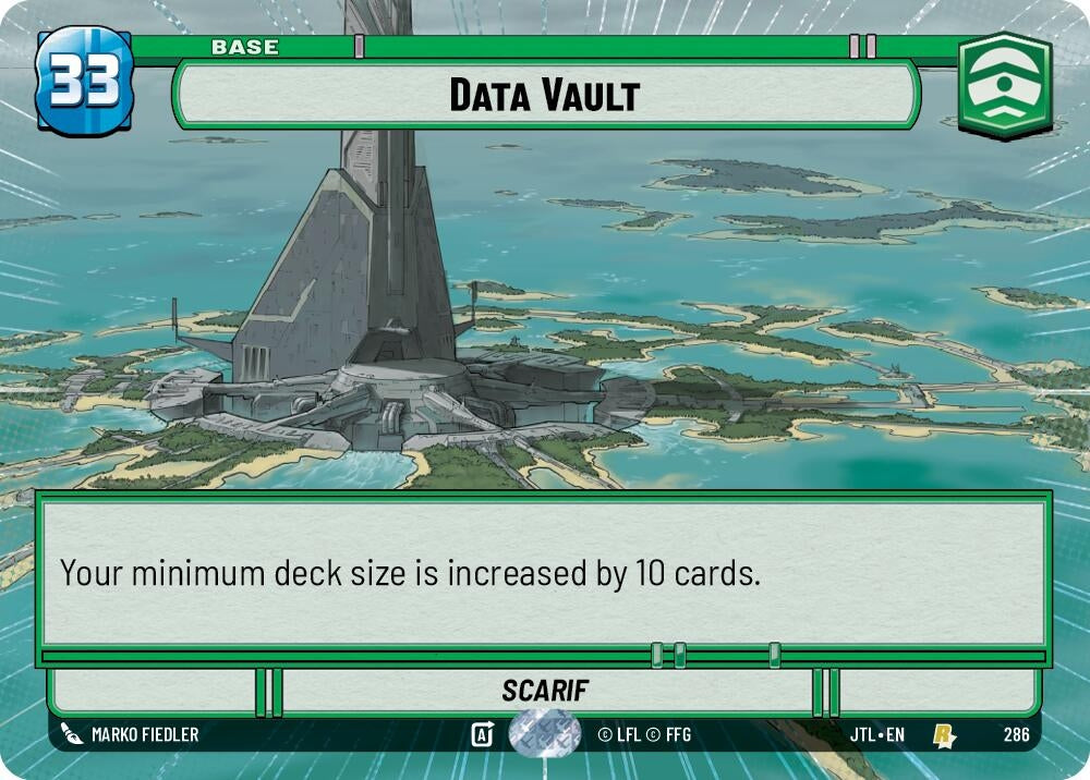 Image for Data Vault (Hyperspace) (286) (Jump to Lightspeed) - Star Wars: Unlimited