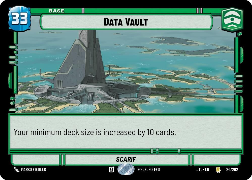 Image for Data Vault (024/262) (Jump to Lightspeed) - Star Wars: Unlimited