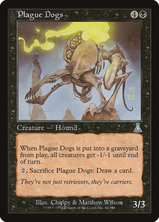 Plague Dogs (66) [UDS] - MTG Single