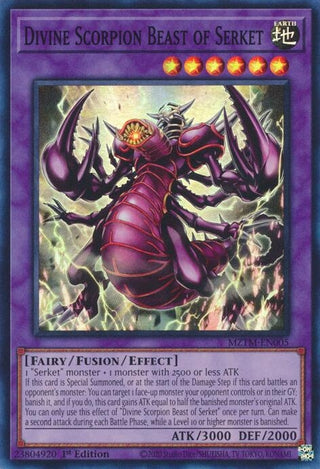 Divine Scorpion Beast of Serket (MZTM-EN005) (Maze of the Master)