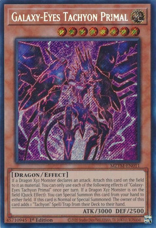 Galaxy-Eyes Tachyon Primal (MZTM-EN011) (Maze of the Master)