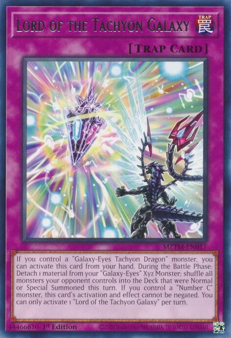 Lord of the Tachyon Galaxy (MZTM-EN017) (Maze of the Master)