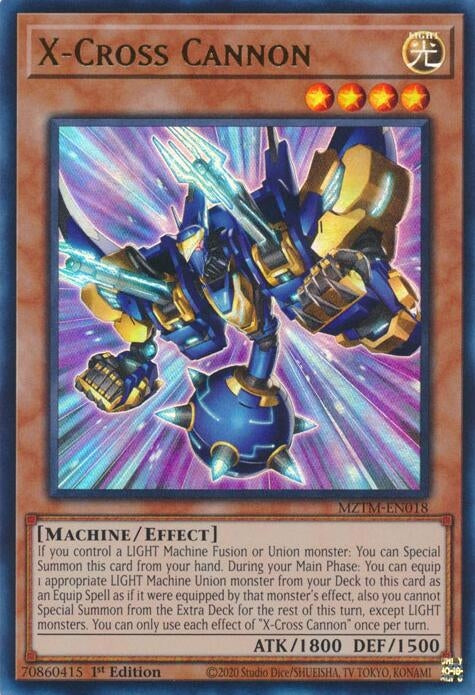 X-Cross Cannon (MZTM-EN018) (Maze of the Master)