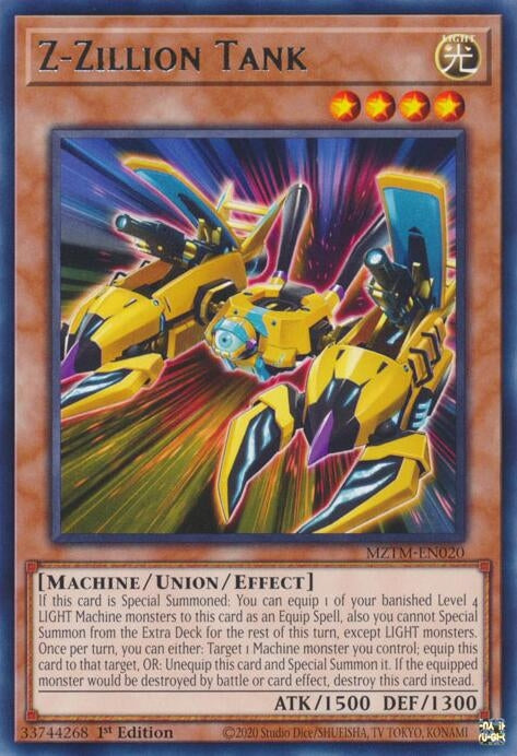 Z-Zillion Tank (MZTM-EN020) (Maze of the Master)