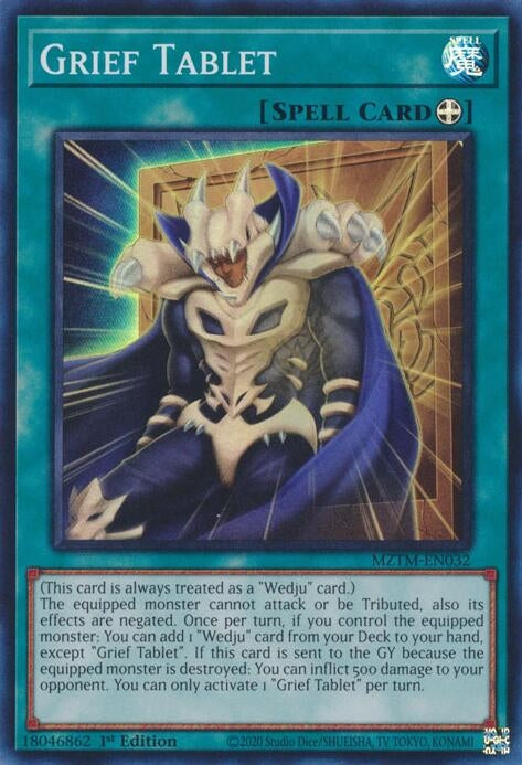 Grief Tablet (MZTM-EN032) (Maze of the Master)