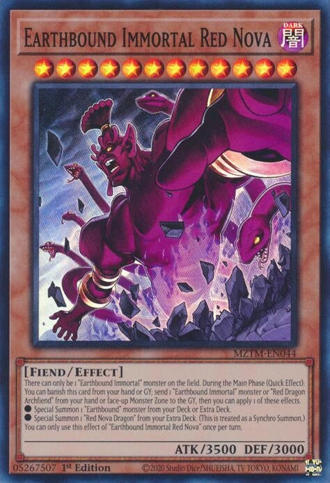 Earthbound Immortal Red Nova (MZTM-EN044) (Maze of the Master)