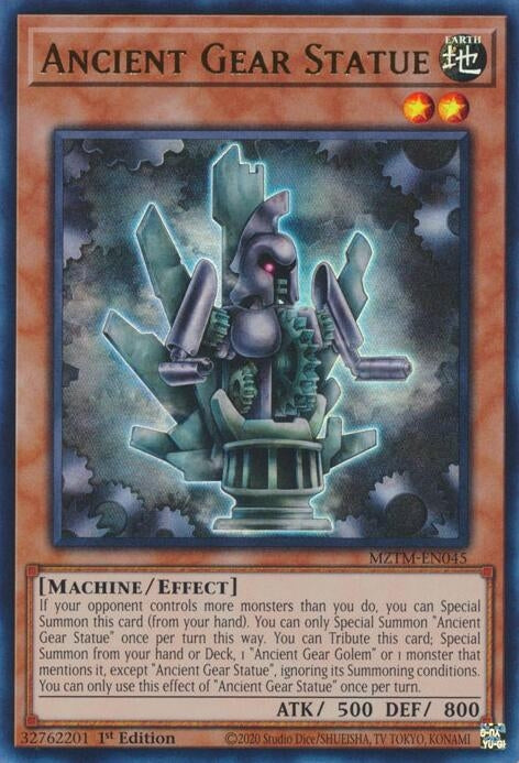 Ancient Gear Statue (MZTM-EN045) (Maze of the Master)