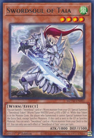 Swordsoul of Taia (MZTM-EN081) (Maze of the Master)