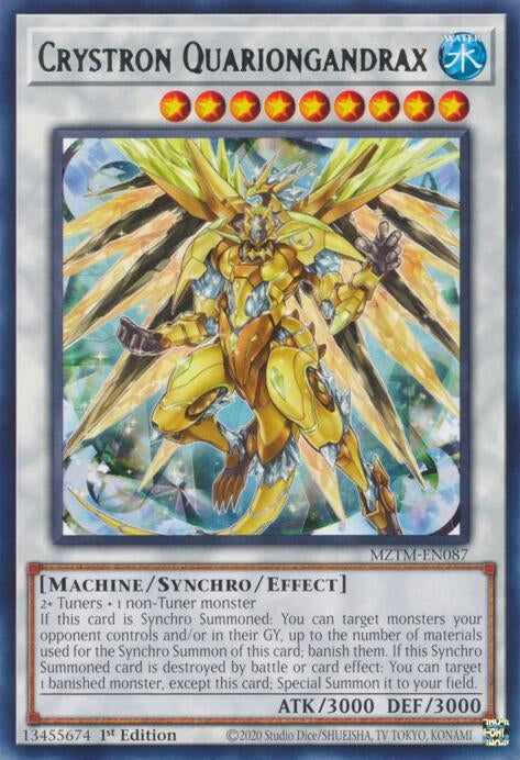 Crystron Quariongandrax (MZTM-EN087) (Maze of the Master)