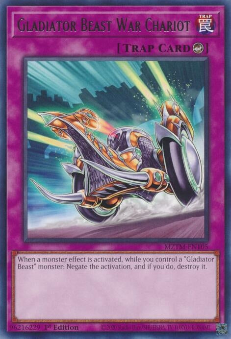 Gladiator Beast War Chariot (MZTM-EN105) (Maze of the Master)