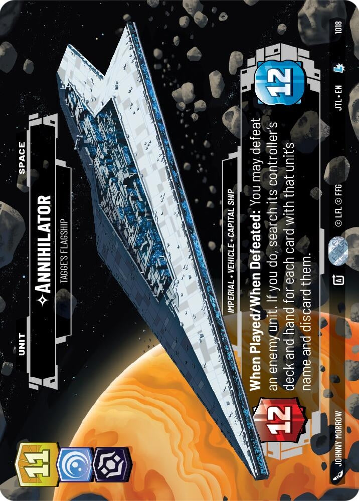 Image for Annihilator - Tagge's Flagship (Prestige) (1018) (Jump to Lightspeed) - Star Wars: Unlimited