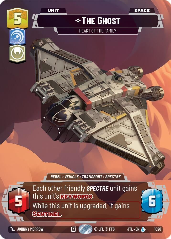 Image for The Ghost - Heart of the Family (Prestige) (1020) (Jump to Lightspeed) - Star Wars: Unlimited