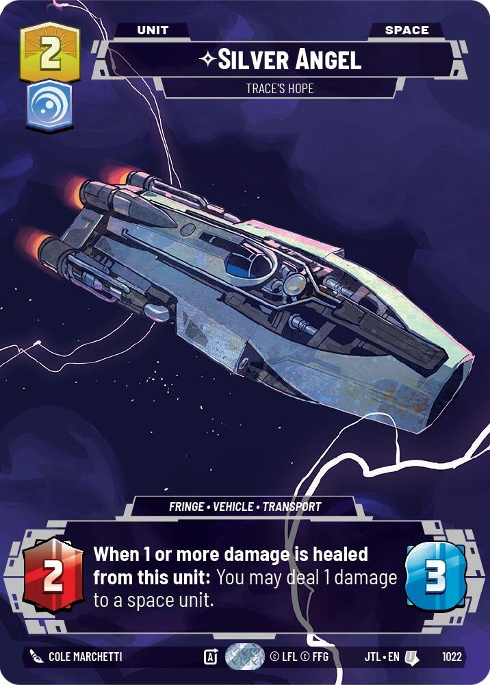 Image for Silver Angel - Trace's Hope (Prestige) (1022) (Jump to Lightspeed) - Star Wars: Unlimited