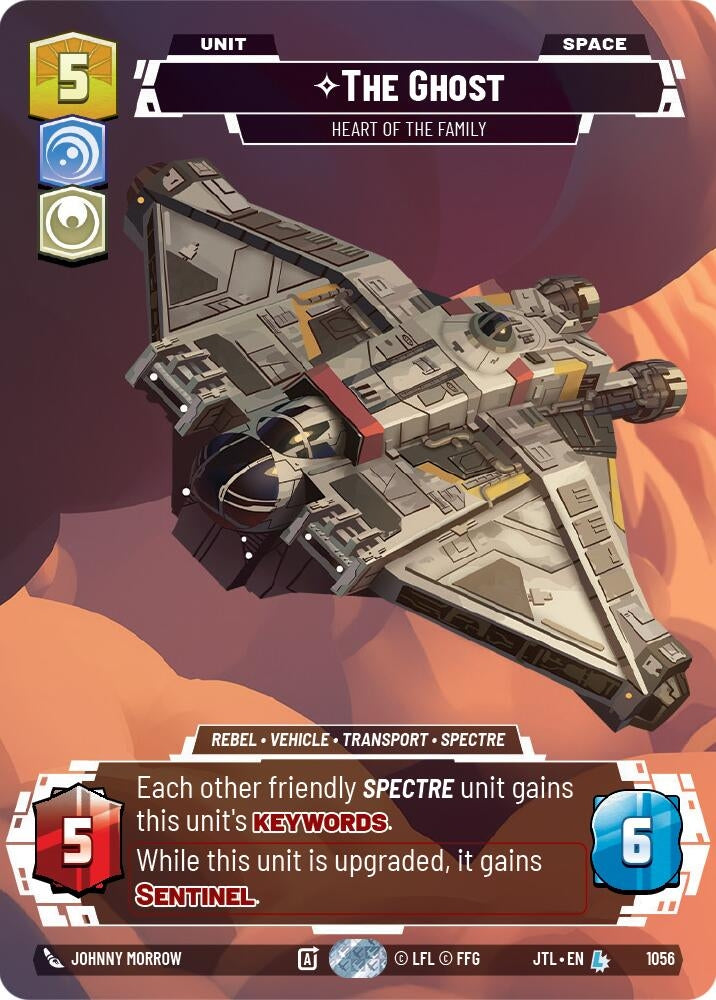 Image for The Ghost - Heart of the Family (Prestige Foil) (1056) (Jump to Lightspeed) - Star Wars: Unlimited