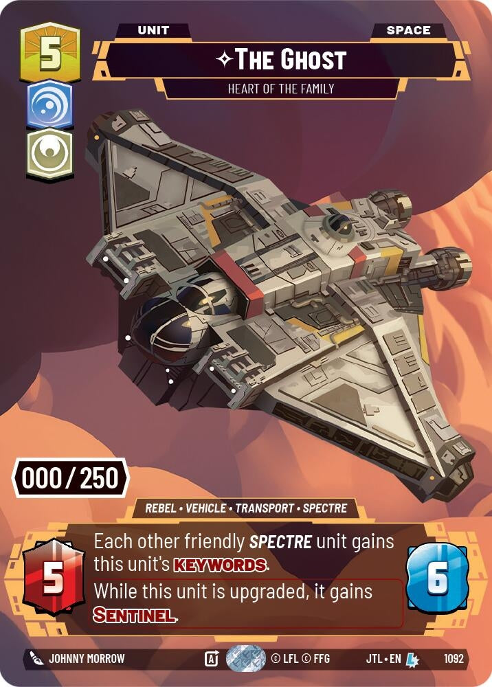 Image for The Ghost - Heart of the Family (Serialized) (1092) (Jump to Lightspeed) - Star Wars: Unlimited