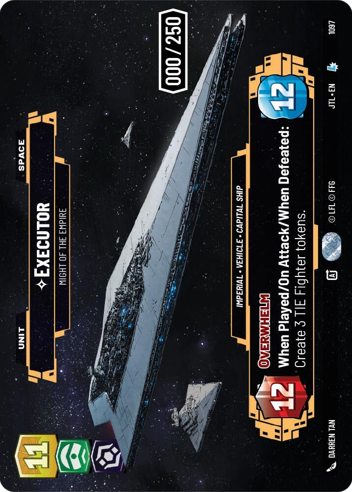 Image for Executor - Might of the Empire (Serialized) (1097) (Jump to Lightspeed) - Star Wars: Unlimited