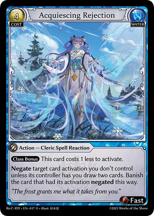 Image for Acquiescing Rejection (017) (Diao Chan Re: Collection, Idyll Corsage) - Grand Archive TCG