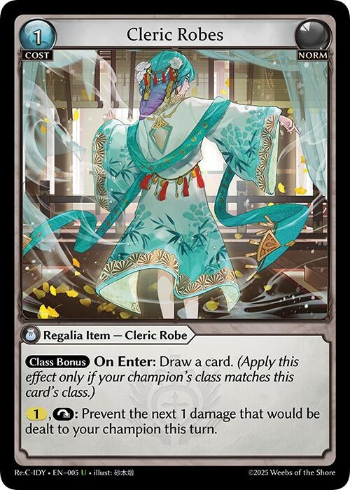 Image for Cleric Robes (005) (Diao Chan Re: Collection, Idyll Corsage) - Grand Archive TCG