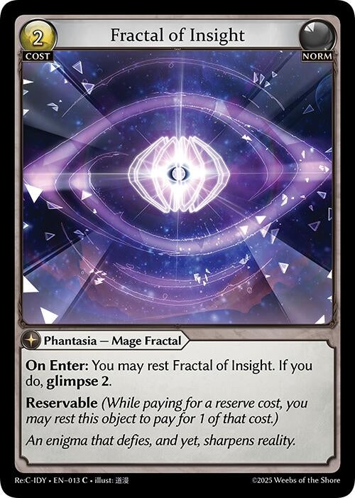Image for Fractal of Insight (013) (Diao Chan Re: Collection, Idyll Corsage) - Grand Archive TCG