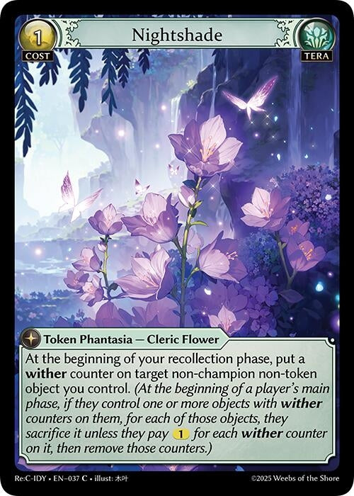 Image for Nightshade (037) (Diao Chan Re: Collection, Idyll Corsage) - Grand Archive TCG