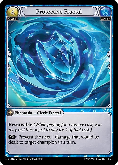 Image for Protective Fractal (026) (Diao Chan Re: Collection, Idyll Corsage) - Grand Archive TCG