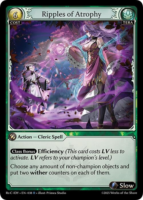 Image for Ripples of Atrophy (038) (Diao Chan Re: Collection, Idyll Corsage) - Grand Archive TCG