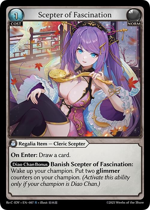 Image for Scepter of Fascination (007) (Diao Chan Re: Collection, Idyll Corsage) - Grand Archive TCG