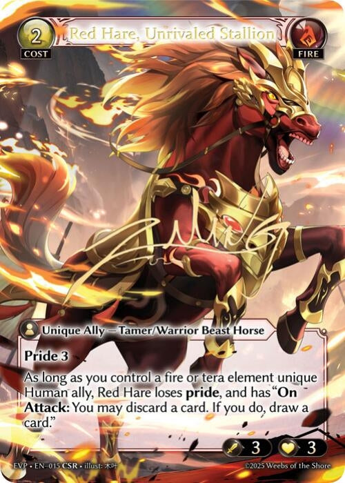 Image for Red Hare, Unrivaled Stallion (015) [EVP4]