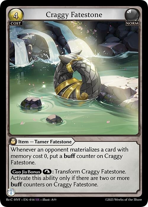 Image for Craggy Fatestone (014) (Guo Jia Re: Collection, Heaven’s Favored) - Grand Archive TCG