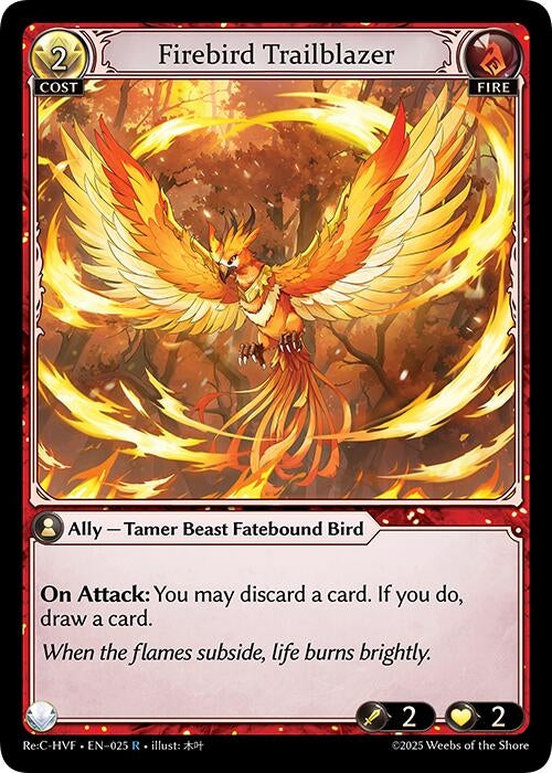 Image for Firebird Trailblazer (025) (Guo Jia Re: Collection, Heaven’s Favored) - Grand Archive TCG