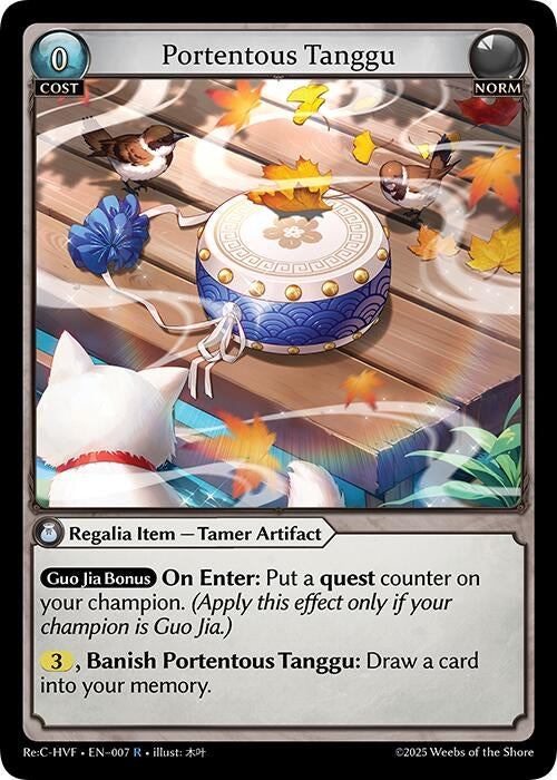 Image for Portentous Tanggu (007) (Guo Jia Re: Collection, Heaven’s Favored) - Grand Archive TCG