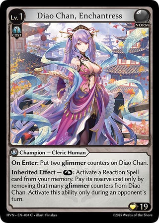 Image for Diao Chan, Enchantress (004) [HVN]