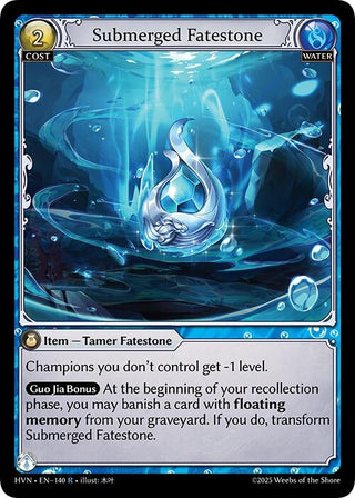 Submerged Fatestone // Commanding Sea Titan (140) (Abyssal Heaven)