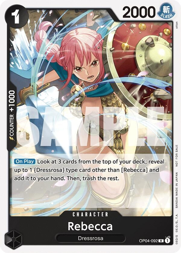 Image for Rebecca (Tournament Pack 2025 Vol. 2) (OP04-092) (One Piece Promotion Cards) - One Piece Card Game