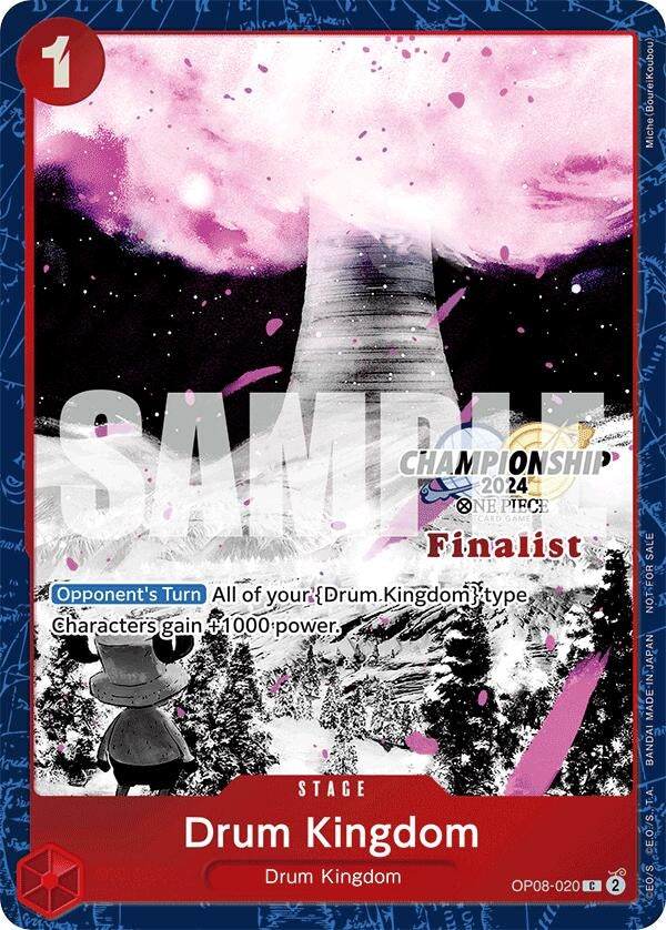 Image for Drum Kingdom (Championship 2024 Finalist Card Set Vol. 2) (OP08-020) (One Piece Promotion Cards) - One Piece Card Game