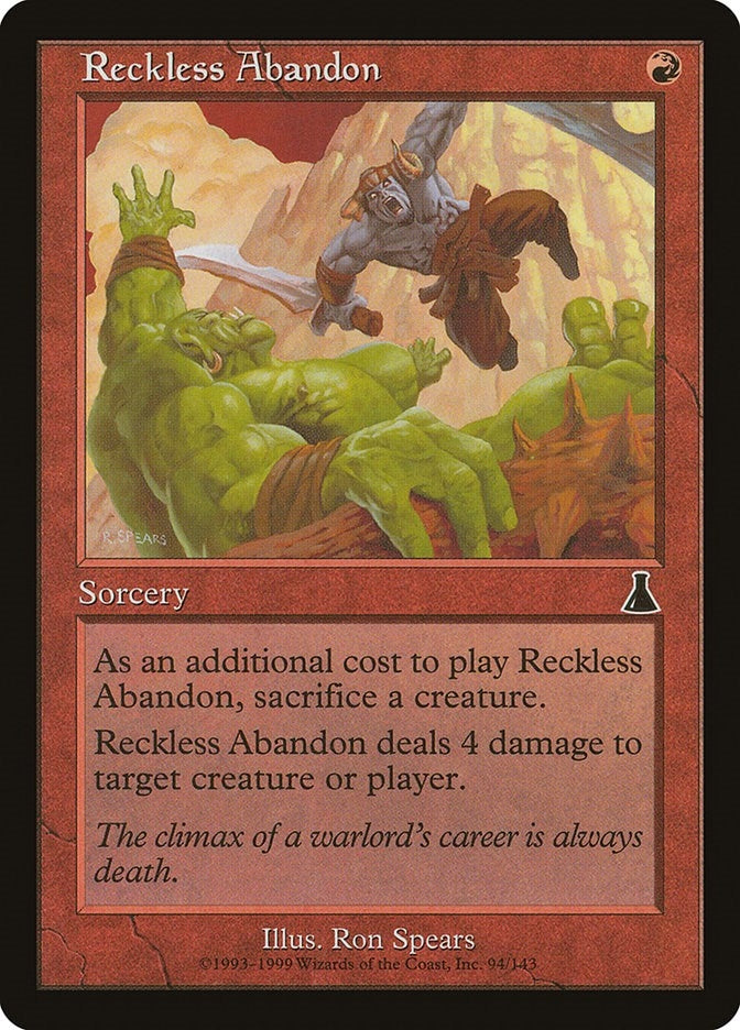 Reckless Abandon (94) [UDS] - MTG Single