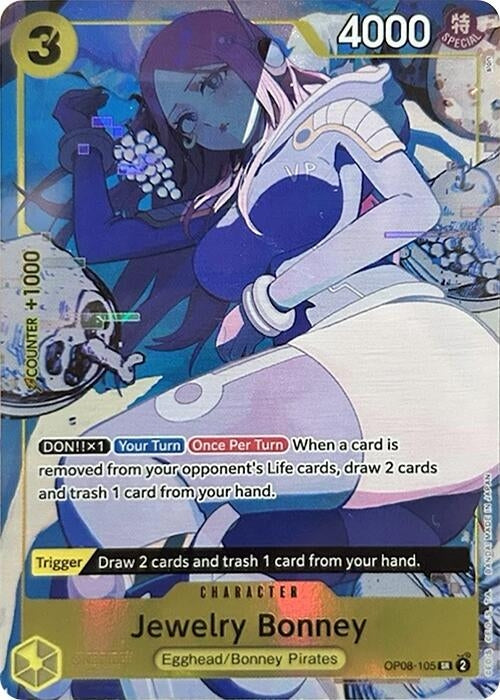Image for Jewelry Bonney (Illustration Box EX) (OP08-105) (One Piece Promotion Cards) - One Piece Card Game