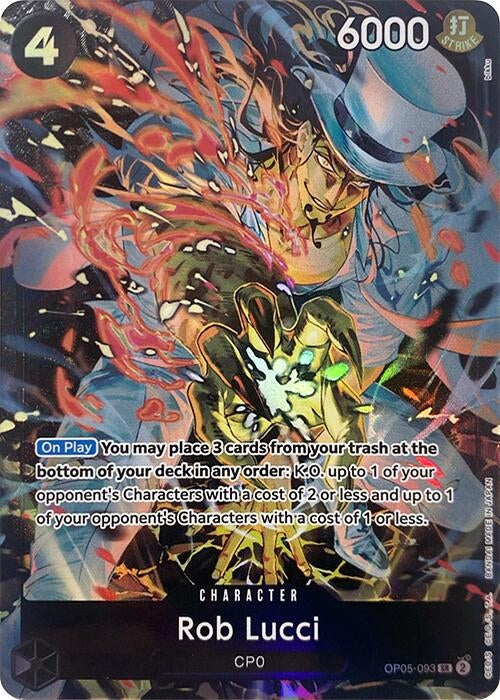Image for Rob Lucci (Illustration Box EX) (OP05-093) (One Piece Promotion Cards) - One Piece Card Game