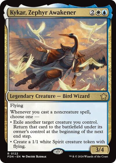 Image for Kykar, Zephyr Awakener (122) (Promo Pack: Aetherdrift) - Magic: The Gathering
